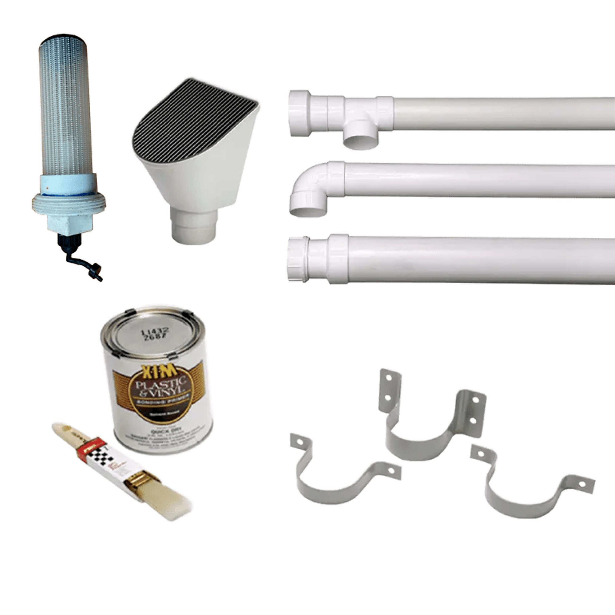 Bushman First Flush Connection Kit — Diverts Debris and Contaminants, Model# BCK0001
